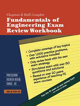E-Book (pdf) Chapman & Hall's Complete Fundamentals of Engineering Exam Review Workbook von Professional Engineer Review Course