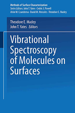 Couverture cartonnée Vibrational Spectroscopy of Molecules on Surfaces de 