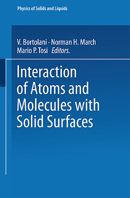 Kartonierter Einband Interaction of Atoms and Molecules with Solid Surfaces von 