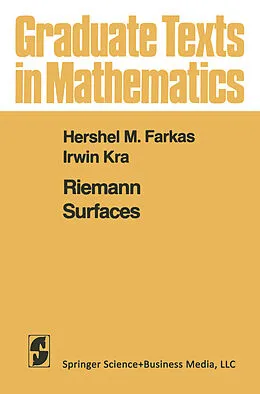 E-Book (pdf) Riemann Surfaces von H. M. Farkas, I. Kra