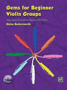 Kartonierter Einband Gems for Beginner Violin Groups von Helen Butterworth