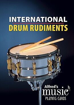 Kartonierter Einband Alfred's Music Playing Cards -- International Drum Rudiments: 1 Pack, Card Deck von Dave Black