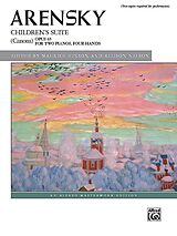 Anton Stepanowitsch Arensky Notenblätter Childrens Suite op.65