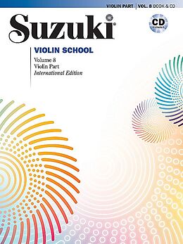 Geheftet Suzuki Violin School Violin Part &amp; CD, Volume 8 (Revised) von Dr. Shinichi Suzuki