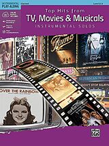 Couverture cartonnée Top Hits from TV, Movies &amp; Musicals Instrumental Solos de Alfred Music