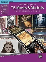 Kartonierter Einband Top Hits from TV, Movies & Musicals Instrumental Solos von Alfred Music