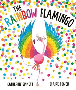 Couverture cartonnée Rainbow Flamingo de Catherine Emmett
