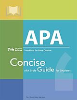 eBook (epub) APA Manual 7th Edition Simplified for Easy Citation de Appearance Publishers