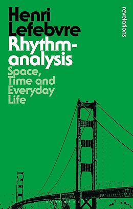 Kartonierter Einband Rhythmanalysis von Henri Lefebvre