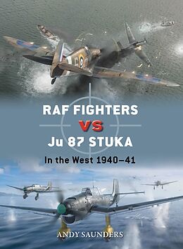 Couverture cartonnée RAF Fighters vs Ju 87 Stuka de Andy Saunders