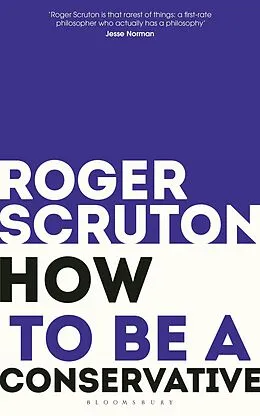 E-Book (epub) How to be a conservative von Roger Scruton