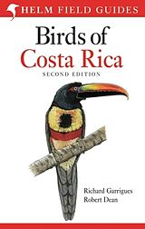 Couverture cartonnée Field guide to Birds of Costa Rica de Garrigues Richard