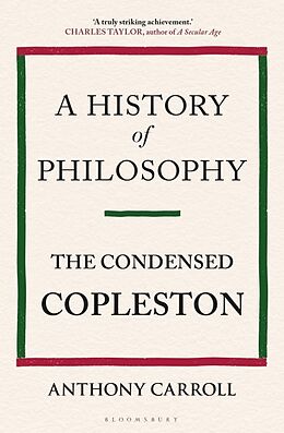 Livre Relié A History of Philosophy de Carroll Anthony, Frederick Copleston