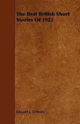 E-Book (epub) The Best British Short Stories Of 1922 von Edward J. O'Brien