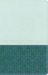 Couverture cartonnée NIV Study Bible Sea Glass/Caribbean Duo-Tone Personal Size de New International Version