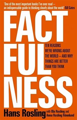 Livre Relié Factfulness de Hans Rosling, Ola Rosling, Anna Rosling Rönnlund