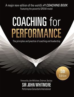 Couverture cartonnée Coaching for Performance de John Whitmore