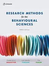Kartonierter Einband Research Methods For The Behavioural Sciences von Frederick Gravetter, Lori-Ann Forzano, Tim Rakow