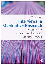 eBook (pdf) Interviews in Qualitative Research de Nigel King, Christine Horrocks, Joanna Brooks
