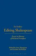 E-Book (pdf) In Arden: Editing Shakespeare - Essays In Honour of Richard Proudfoot von 