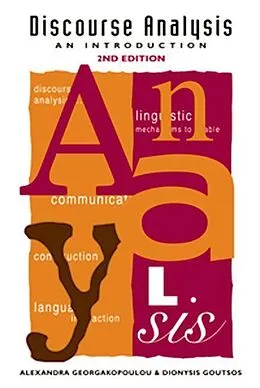 E-Book (pdf) Discourse Analysis von Alexandra Georgakopoulou, Dionysis Goutsos