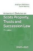 Kartonierter Einband Avizandum Statutes on the Scots Law of Property, Trusts and Succession von Andrew Steven