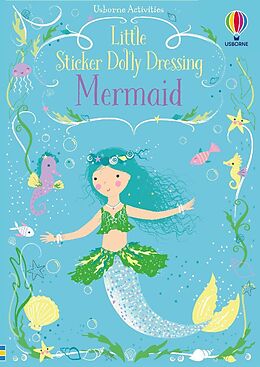 Kartonierter Einband Little Sticker Dolly Dressing Mermaid von Fiona Watt