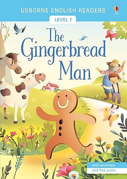 Couverture cartonnée Usborne English Readers Level 1: The Gingerbread Man de Mairi Mackinnon
