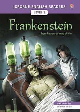 Couverture cartonnée Usborne English Readers Level 3: Frankenstein de Mairi Mackinnon