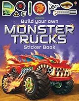 Couverture cartonnée Build Your Own Monster Trucks Sticker Book de Tudhope Simon