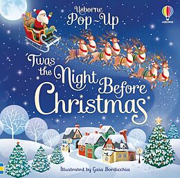 Reliure en carton indéchirable Pop-Up 'Twas The Night Before Christmas de Clement C. Moore