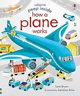Pappband Peep Inside How a Plane Works von Lara Bryan
