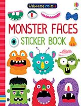 Couverture cartonnée Monster Faces Sticker Book de Sam Smith