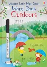Kartonierter Einband Little Wipe-Clean Word Book Outdoors von Brooks Felicity