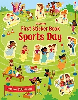 Kartonierter Einband First Sticker Book Sports Day von Jessica Greenwell