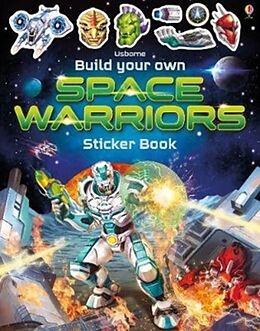 Couverture cartonnée Build Your Own Space Warriors Sticker Book de Simon Tudhope