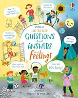 Pappband Lift-the-Flap Questions and Answers About Feelings von Lara Bryan
