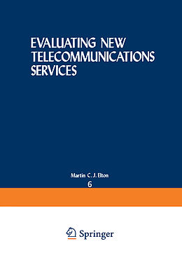 eBook (pdf) Evaluating New Telecommunications Services de 