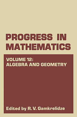 Couverture cartonnée Algebra and Geometry de R. V. Gamkrelidze