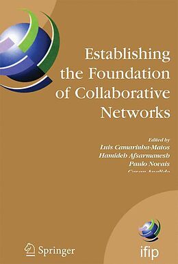 Couverture cartonnée Establishing the Foundation of Collaborative Networks de 