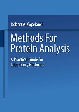 Couverture cartonnée Methods for Protein Analysis de 