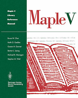 eBook (pdf) Maple V Library Reference Manual de Bruce W. Char, Keith O. Geddes, Gaston H. Gonnet