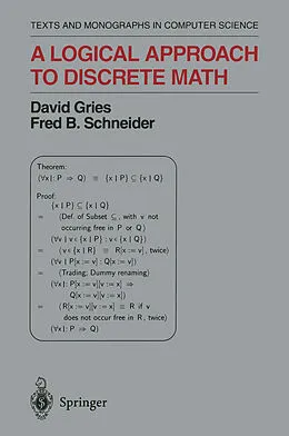E-Book (pdf) A Logical Approach to Discrete Math von David Gries, Fred B. Schneider