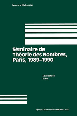 E-Book (pdf) Seminaire de Theorie des Nombres, Paris 1989-1990 von 