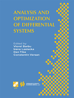 Kartonierter Einband Analysis and Optimization of Differential Systems von 