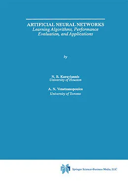 E-Book (pdf) Artificial Neural Networks von Nicolaos Karayiannis, Anastasios N. Venetsanopoulos