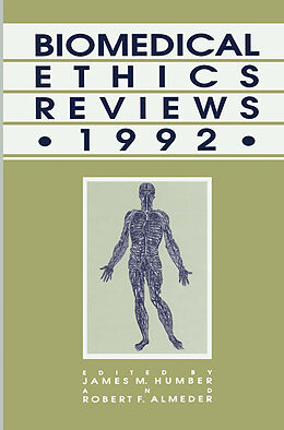 Couverture cartonnée Biomedical Ethics Reviews · 1992 de 