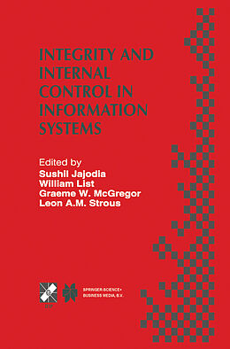 Kartonierter Einband Integrity and Internal Control in Information Systems von 