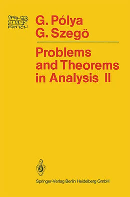 E-Book (pdf) Problems and Theorems in Analysis von Georg Polya, Gabor Szegö