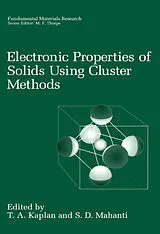 Kartonierter Einband Electronic Properties of Solids Using Cluster Methods von 
